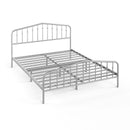 Queen Size Metal Bed Frame Slat Platform by LJGDeals