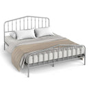 Queen Size Metal Bed Frame Slat Platform by LJGDeals