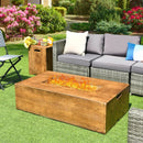 2 Piece Outdoor Propane Fire Pit Table Set by LJGDeals