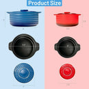2 Pieces Ceramic Cookware Set with Lid and Insulated Handle by LJGDeals