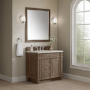 James Martin Bristol 36" Single Bathroom Vanity, Whitewashed Walnut