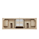 James Martin Marigot 72" Double Bathroom Vanity, Sunwashed Oak