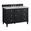 James Martin Lorelai 48" Single Bathroom Vanity, Black Onyx