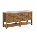 James Martin Malibu 72" Double Bathroom Vanity, Amber Birch