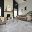 Ice Blue White Marble Polished Floor and Wall Tile