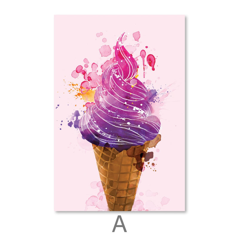 Ice Cream Parlor Canvas