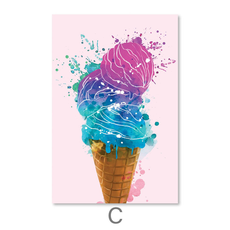 Ice Cream Parlor Canvas