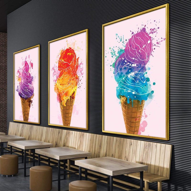 Ice Cream Parlor Canvas