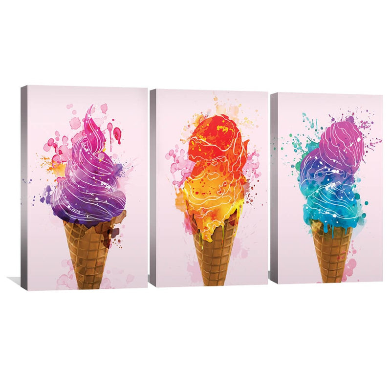 Ice Cream Parlor Canvas