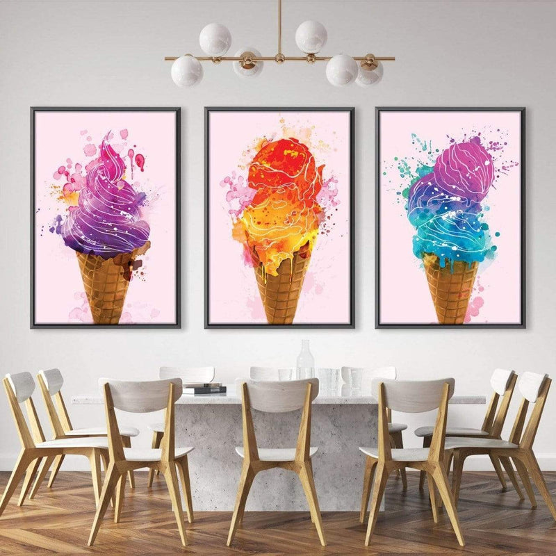 Ice Cream Parlor Canvas