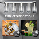 Ice Makers Countertop,26.5Lbs/24H,Self-Cleaning Portable Ice Maker Machine with HandleZ4701