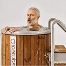 Icetubs IceBarrel Thermowood And Fiberglass Cold Plunge Immersion Tub (SAK68129) by SAKSBY WHOLESALE