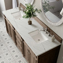 James Martin Bristol 72" Double Bathroom Vanity, Whitewashed Walnut