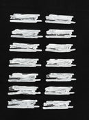 Icicle Waterfall Textured Glass Chandelier