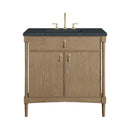 James Martin Kinnsden 36" Single Bathroom Vanity, Weathered Oak