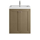 James Martin Chianti 24" Floating Single Bathroom Vanity, Walnut Whisper
