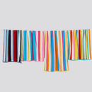 Cotton Velour Cabana Stripe Beach Towel - Novia Collection by Great Bay Home