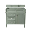 James Martin Brittany 36" Single Bathroom Vanity, Smokey Celadon
