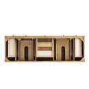 James Martin Breckenridge 72" Double Bathroom Vanity, Light Natural Oak