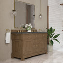 James Martin Brookfield 60" Double Bathroom Vanity, Pecan