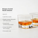 Braque Crystal Rocks Glasses by Viski