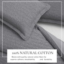 100% Cotton Honeycomb Waffle Duvet Set - Mattea Collection by Great Bay Home