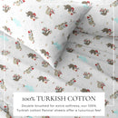 Turkish Cotton Christmas Flannel Sheet - Whittaker Collection by Great Bay Home