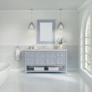 James Martin Breckenridge 60" Single Bathroom Vanity, Serenity Blue