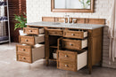 James Martin Brittany 60" Single Bathroom Vanity, Saddle Brown