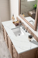 James Martin Bristol 60" Single Bathroom Vanity, Whitewashed Walnut