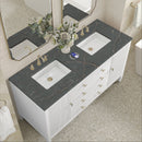 James Martin Myrrin 60" Double Bathroom Vanity, Bright White