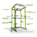 IFast Adjustable Home Gym Power Cage & Squat Rack With Pull-Up Bar Barbell Rack, 1000LBS (SAK12649) by SAKSBY WHOLESALE