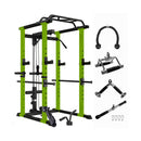 IFast Adjustable Home Gym Power Cage & Squat Rack With Pull-Up Bar Barbell Rack, 1000LBS (SAK12649) by SAKSBY WHOLESALE