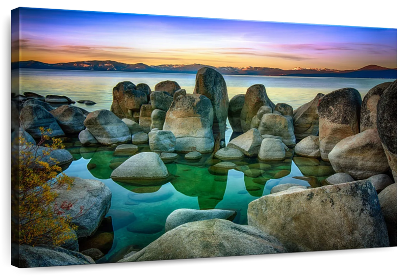 Rocks At Lake Tahoe Wall Art