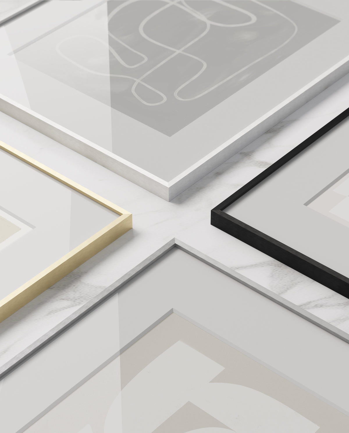 Gold Metal Glass Picture Frame, photo 6 of 6