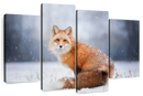 Little Red Fox Portrait Wall Art