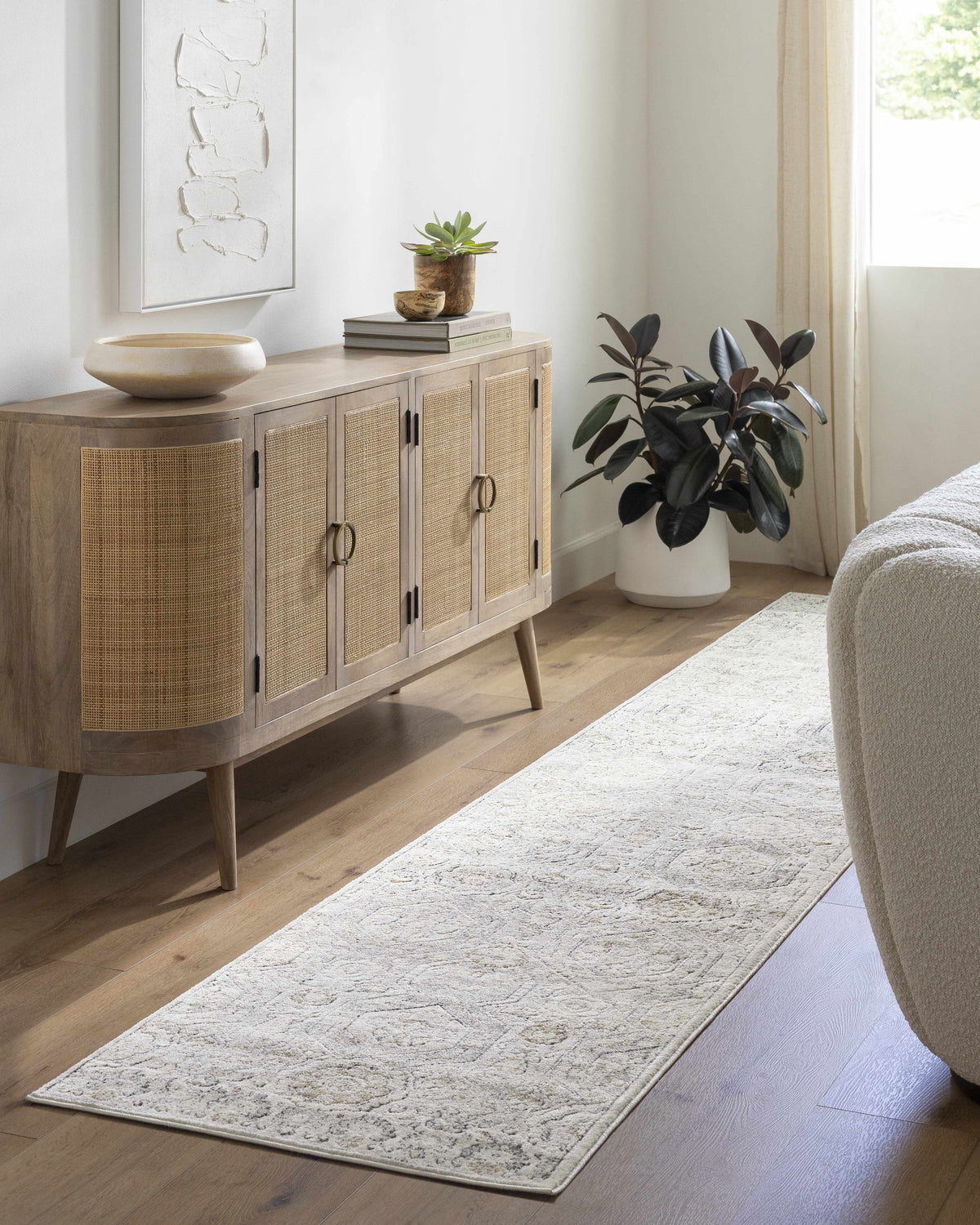 Parkerfield Area Rug, installed in a room