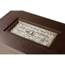 Aluminum 48-in Rectangular Propane Fire Table, Beads, Covers and Lid