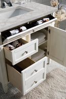 James Martin Brittany 36" Single Bathroom Vanity, Bright White