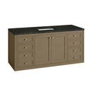 James Martin Chicago 60" Single Bathroom Vanity, Walnut Whisper
