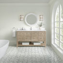 James Martin Breckenridge 60" Single Bathroom Vanity, Whitewashed Oak
