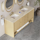 James Martin Marigot 72" Double Bathroom Vanity, Sunwashed Oak