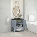 James Martin Breckenridge 30" Single Bathroom Vanity, Serenity Blue