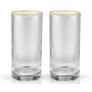 Meridian Crystal Highball Glasses Set of 2
