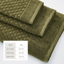 Cotton Diamond Waffle Weave Bath Towel Set - Grayson Collection by Great Bay Home