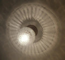 Authentic Vintage Chain Glass Ceiling Light by The Lamp Goods