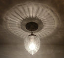 Authentic Vintage Chain Glass Ceiling Light by The Lamp Goods