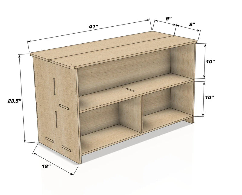 STELLA- Toy Shelf + Hidden Storage 41", photo 8 of 8