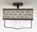 REDIRECT!!!! Rectangular Rustic Galvanized Ceiling Light Fixture by The Lamp Goods
