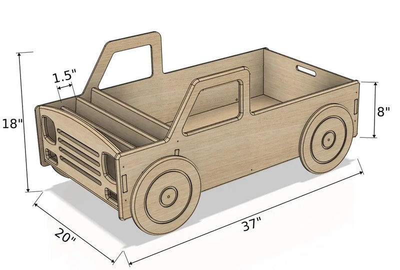 JOEY- Car Inspired Bookshelf, photo 6 of 6